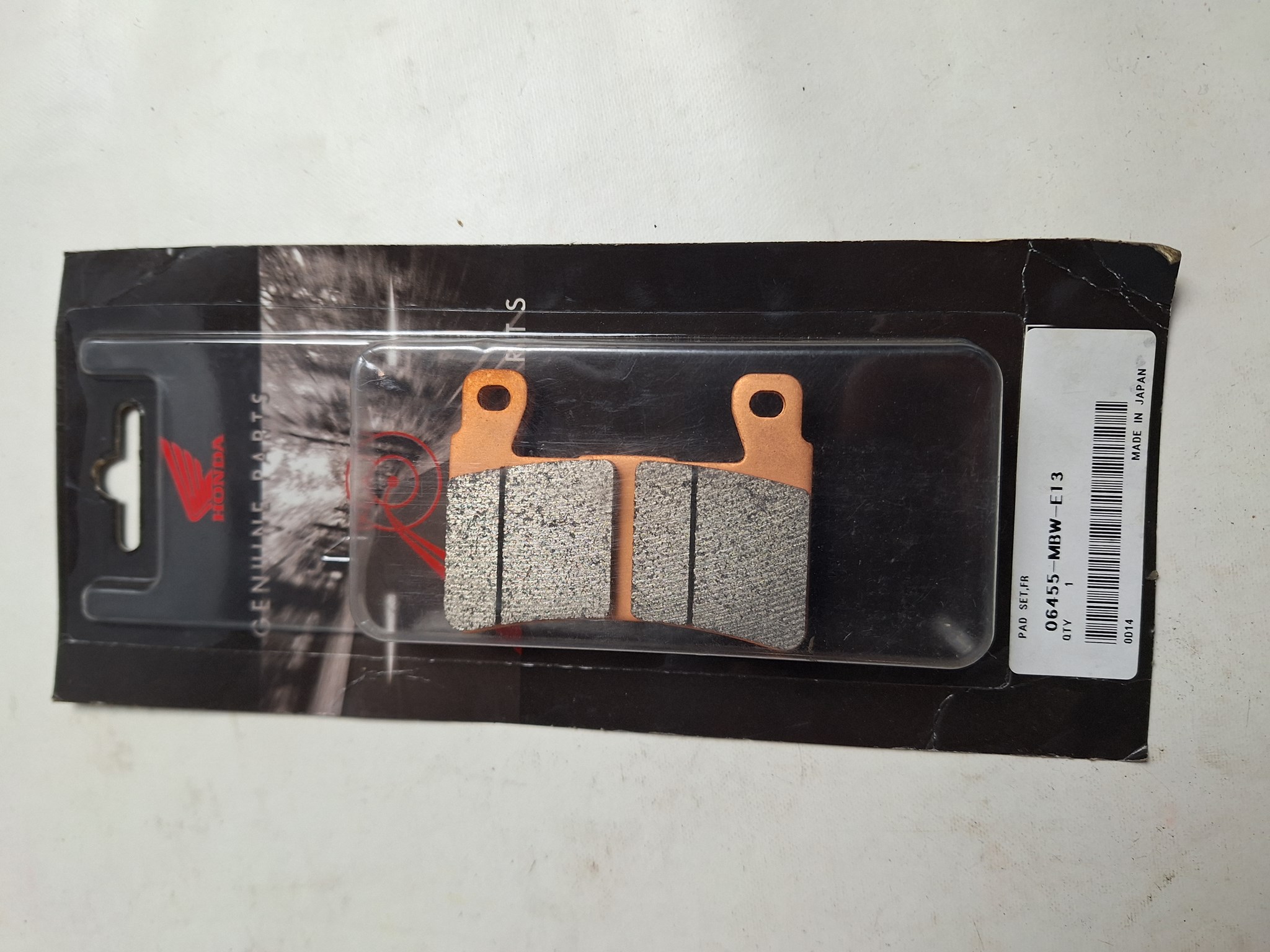 Bild von PAD SET,FR (NAS)  06455-MBW-E13  CBR600FX